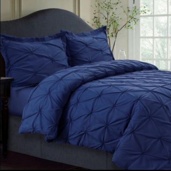 Tribeca Living  Sydney Duvet Cover Queen 3pc Set. - Picture 2 of 4